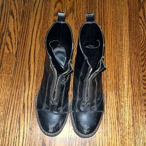 Zara black ankle boots